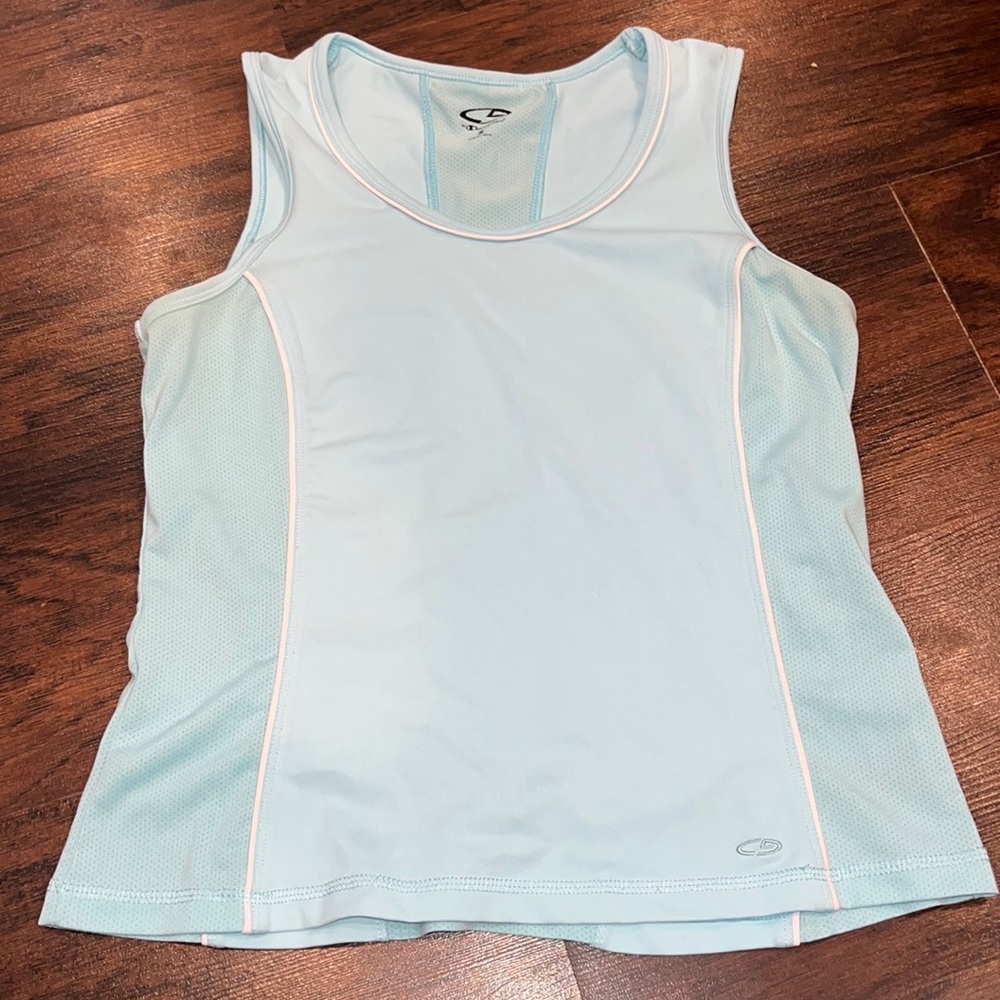 Blue Sleeveless Tank Small